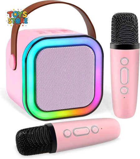 سماعة بلوتوث مع مايكروفون عدد 2( كاريوكي)