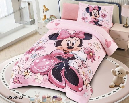 طقم مفرش مفرد ونص 4 قطع