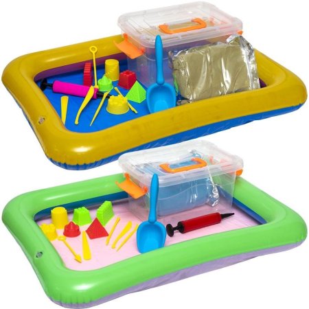 رمل سحري مع فرشة نص كيلو