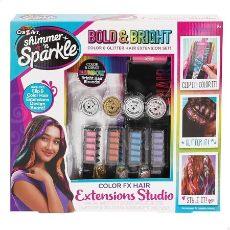 تلوين وصلات شعر مع معداتها امن للاطفال