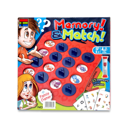 لعبة لوحية ممتعة لتدريب الدماغ على مطابقة الذاكرة والمطابقة، تتضمن ألغاز مطابقة <br> <span class='text-color-warm'>سيتوفر قريباً</span>