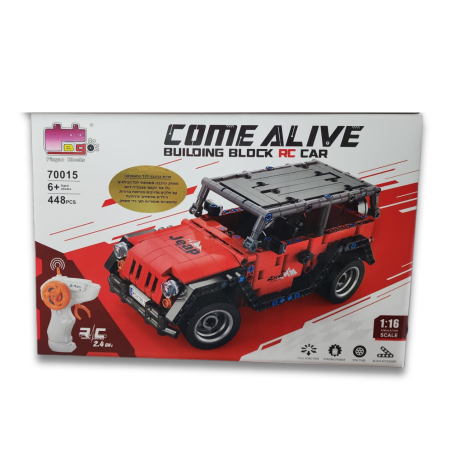 سيارة ليجو تركيب مع ريموت تحكم