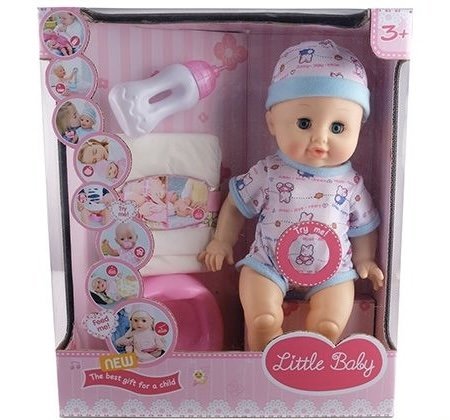 بيبي مع ببرونة و حفاضة