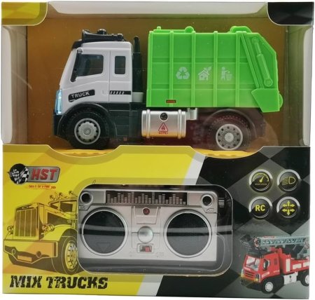 شاحنة جمع القمامة صغيرة مع ريموت تحكم عن بعد